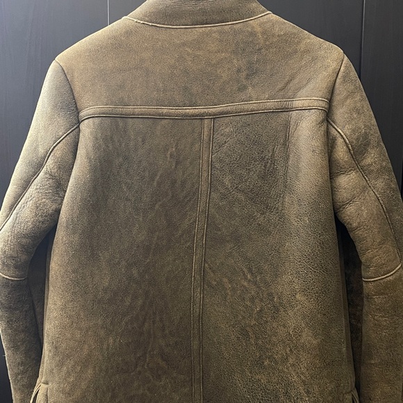 Genuine shearling coat in petite small - Picture 2 of 12